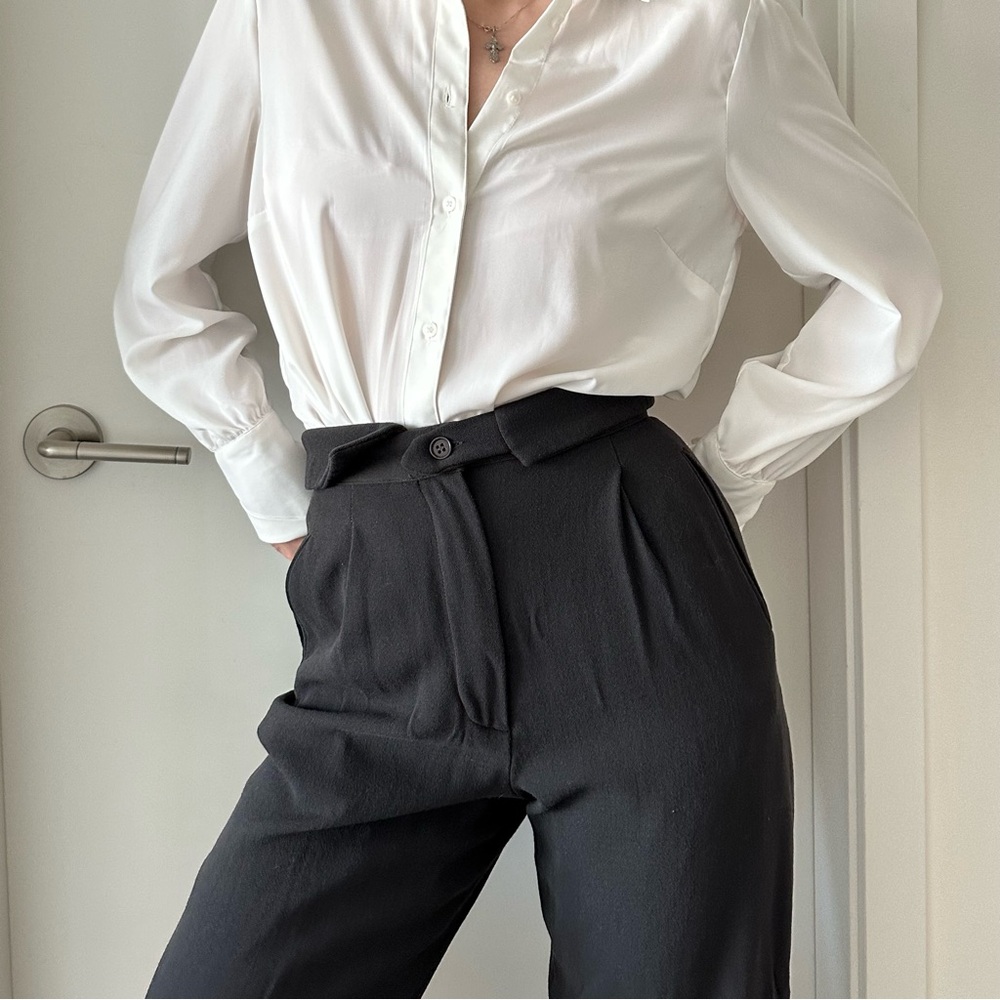 EMPORIO ARMANI high waisted pants